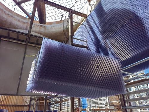 玻璃鋼冷卻塔的霧化器作用,圓形玻璃鋼冷卻塔